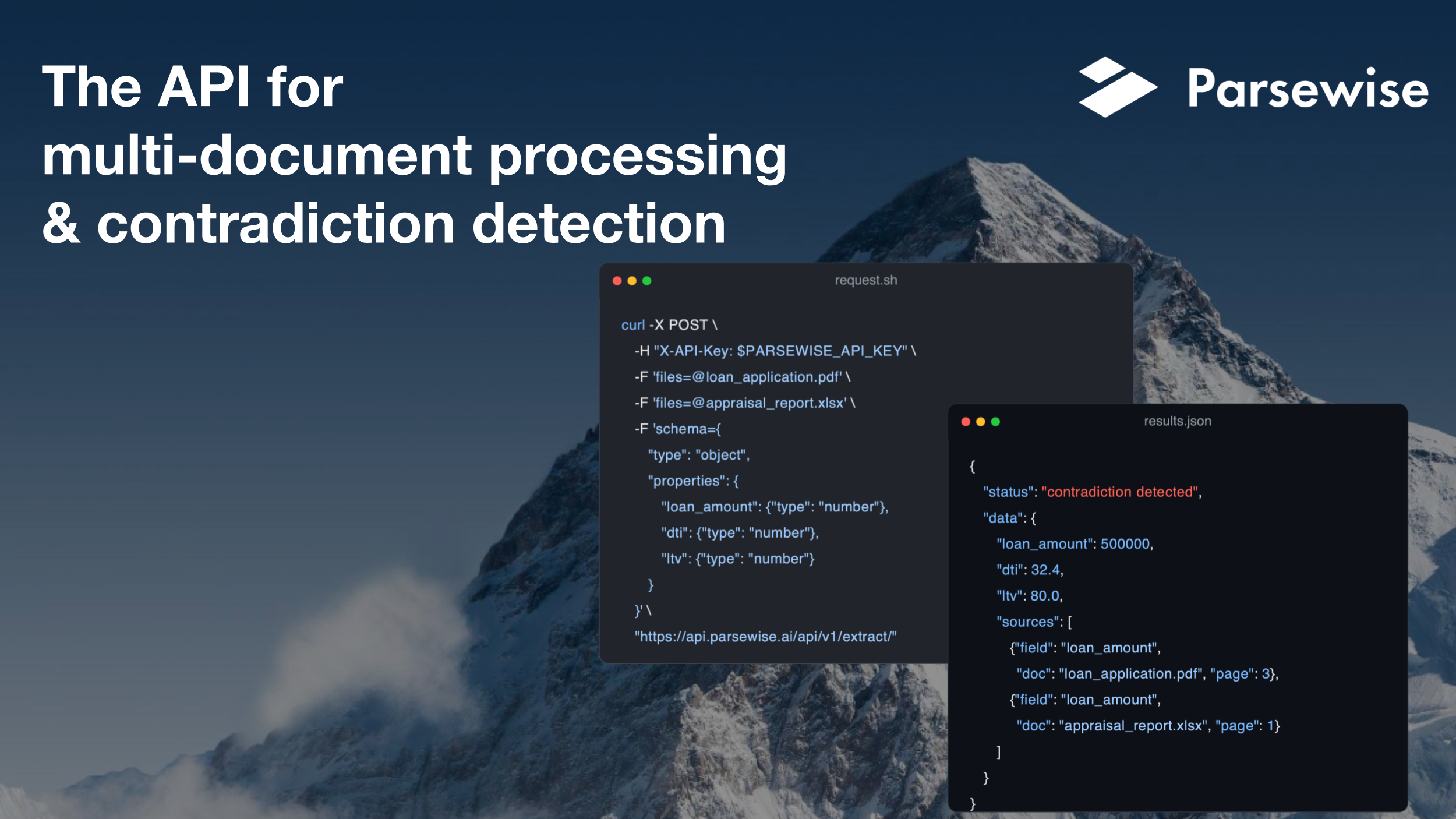 Parsewise API — captura 1