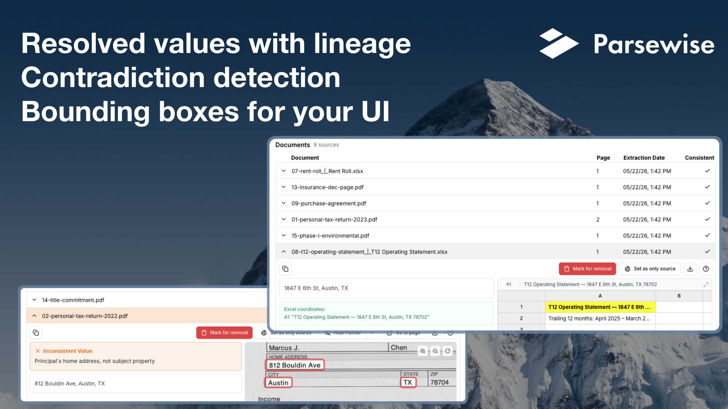 Parsewise API — captura 2